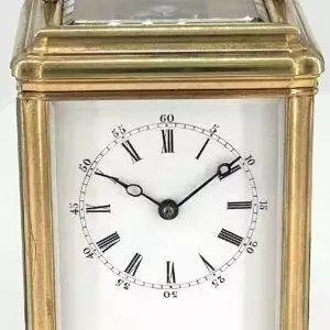 Georgian gorge Bonze Ormolu case Antique French 8-Day Carriage Clock C1850