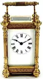 Fabulous Fret work cased Antique French 8-Day Carriage Clock C1900