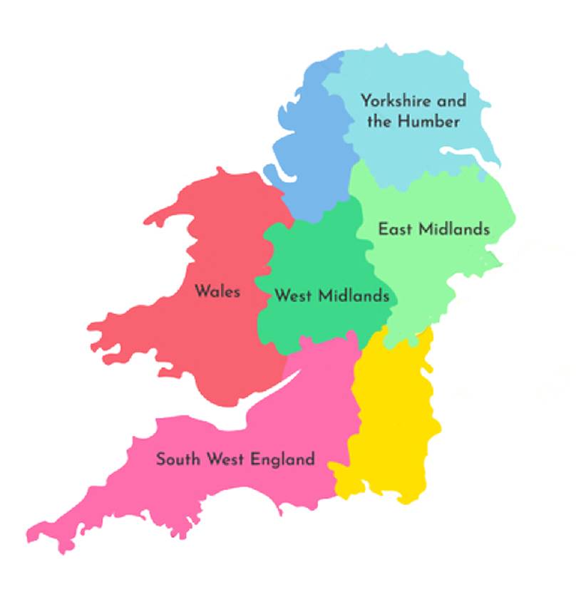 Shipping UK Map
