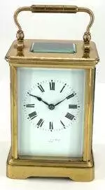 Victorian Gong Striking Carriage Clock