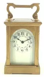 Victorian Gothic French 8-Day Carriage Clock C1895