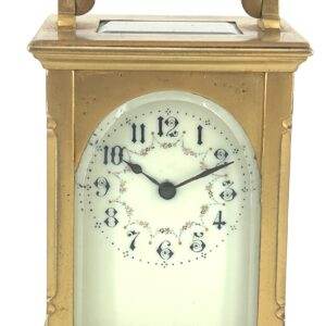 Victorian Gothic French 8-Day Carriage Clock C1895