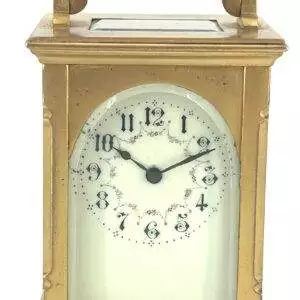 Victorian Gothic French 8-Day Carriage Clock C1895