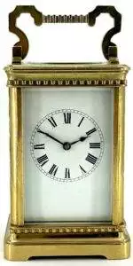 Fabulous Victorian Antique Carriage Clock – gong Striking French 8-Day