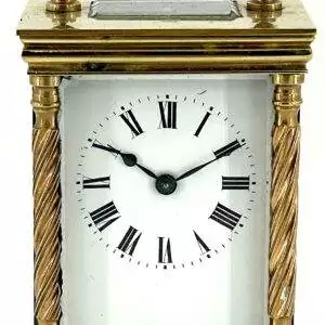 Wonderful Antique Carriage Clock – French 8-Day Carriage Clock C1900