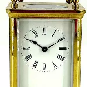 Classic Antique Carriage Clock – French 8-Day Carriage Clock C1900