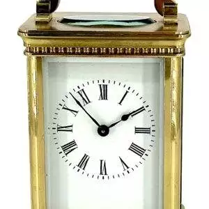 Classic French Carriage Clock – French 8-Day Carriage Clock C1900
