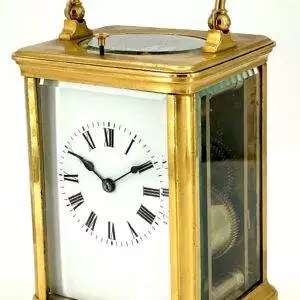 Awesome Victorian Repeater Carriage Clock – French 8-Day Repeater Carriage Clock C1885
