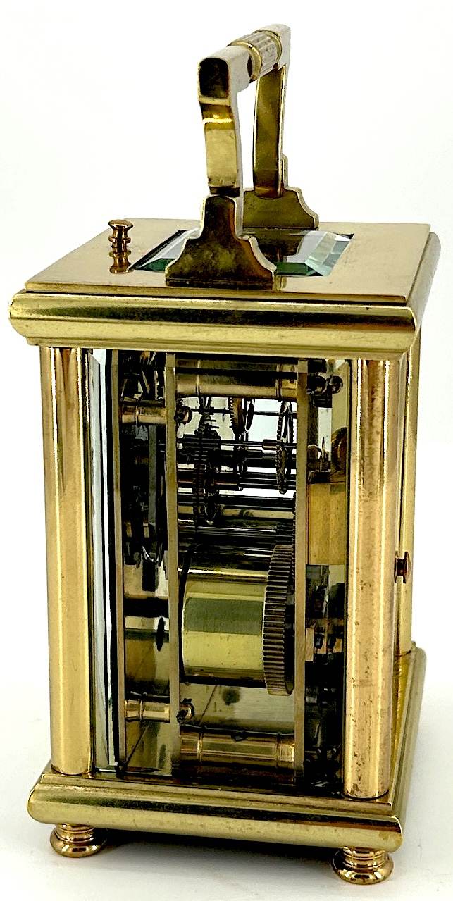 Stunning Antique Repeater Carriage Clock – French 8-Day Carriage Clock C1890 - Image 9