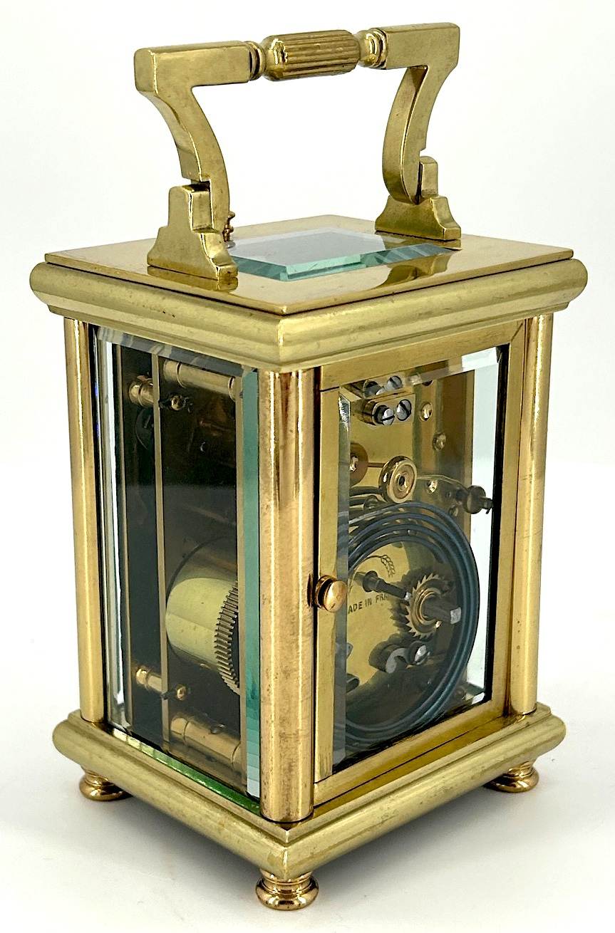 Stunning Antique Repeater Carriage Clock – French 8-Day Carriage Clock C1890 - Image 8