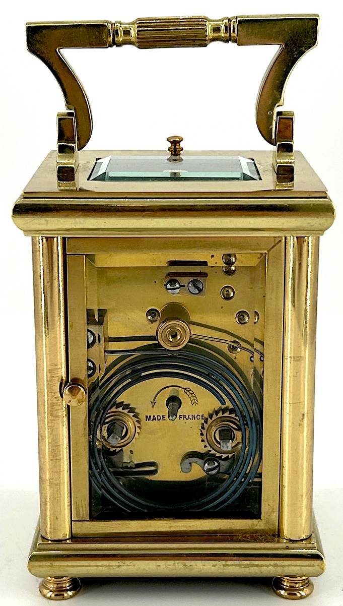 Stunning Antique Repeater Carriage Clock – French 8-Day Carriage Clock C1890 - Image 7