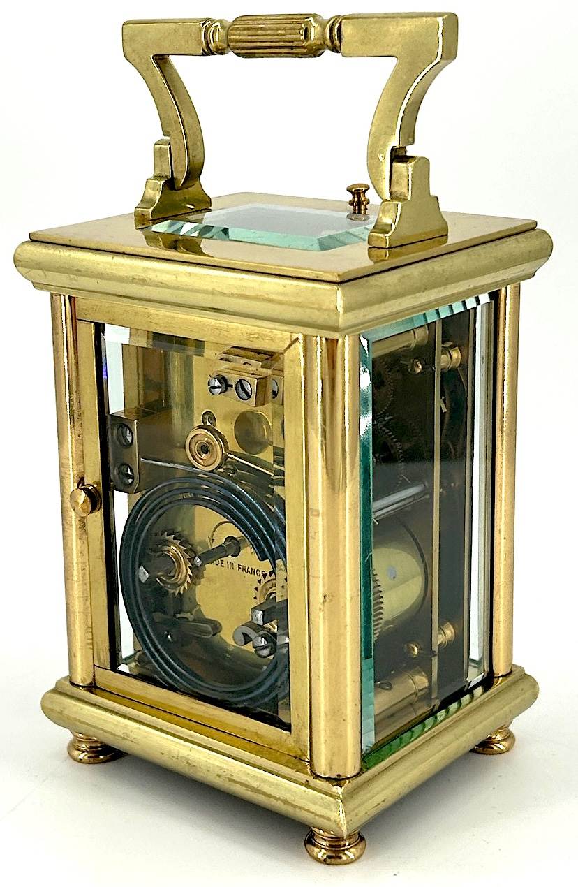 Stunning Antique Repeater Carriage Clock – French 8-Day Carriage Clock C1890 - Image 6