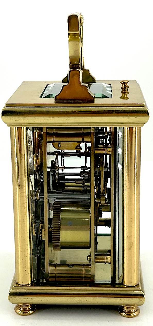 Stunning Antique Repeater Carriage Clock – French 8-Day Carriage Clock C1890 - Image 5