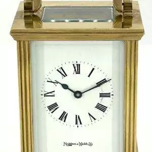 Late Mappin & Webb Vintage Carriage Clock – 8-Day Carriage Clock C1980