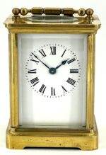 Classic Victorian Antique Carriage Clock by Richard Co – French 8-Day Carriage Clock C1900
