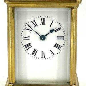 Classic Victorian Antique Carriage Clock by Richard Co – French 8-Day Carriage Clock C1900