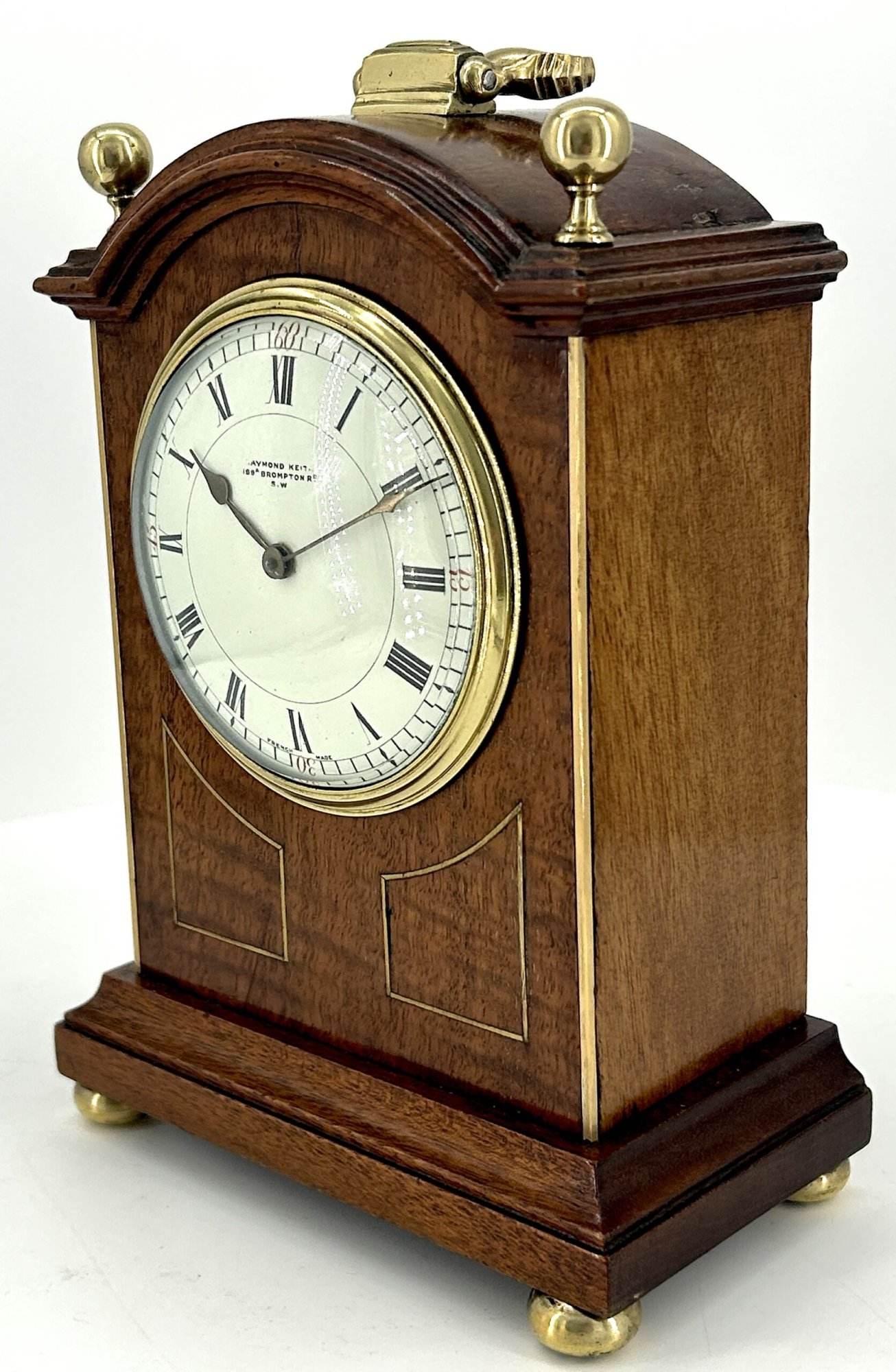 Lovely Antique Miniature French Bracket Clock C1900 - Image 4