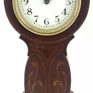 Impressive Antique Edwardian inlaid Art Nouveau Mantel Clock C1905