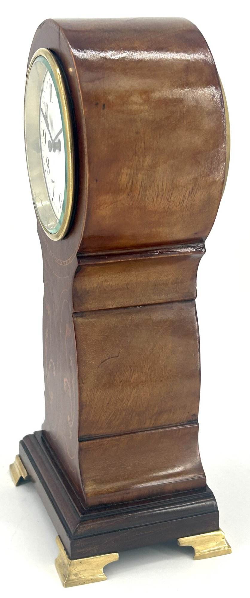 Impressive Antique Edwardian inlaid Art Nouveau Mantel Clock C1905 - Image 6