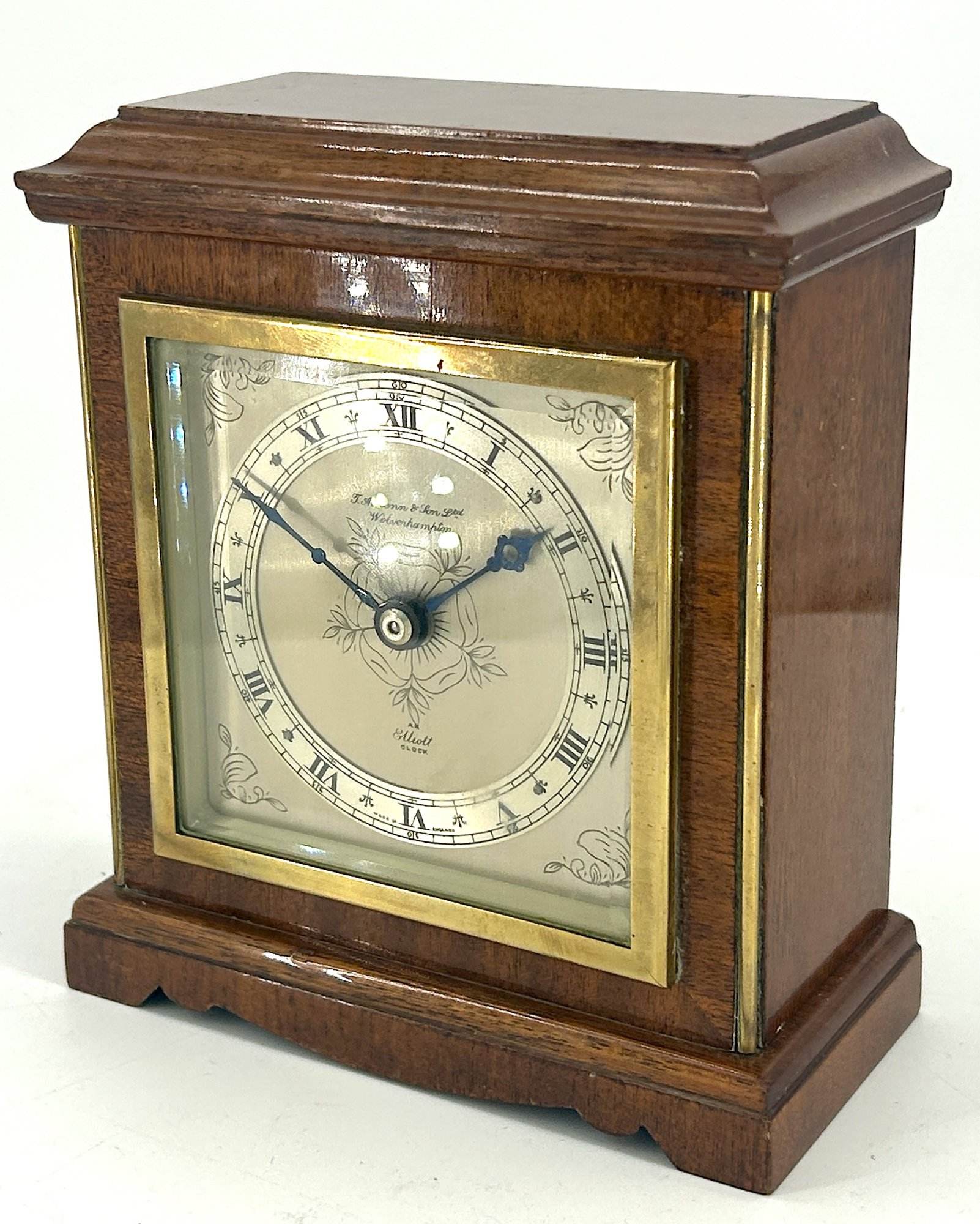 Elliot Mahogany Case Mantel Clock - Image 2