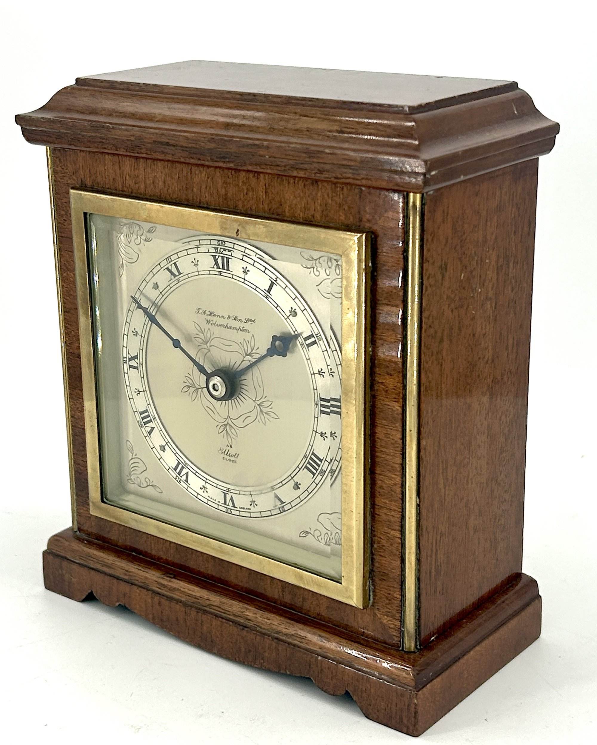 Elliot Mahogany Case Mantel Clock - Image 7