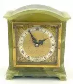 Wonderful Green Onyx Case Elliot Mantel Clock