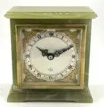 Stunning Green Onyx Case Elliot Mantel Clock