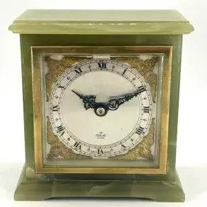 Stunning Green Onyx Case Elliot Mantel Clock