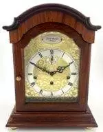 Impressive Kieninger Mahogany Musical Striking Mantle Clock