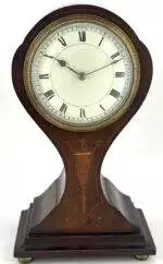 Beautiful Edwardian Art Nouveau Tulip shape Mantle Clock – ca1905