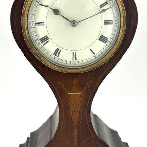 Beautiful Edwardian Art Nouveau Tulip shape Mantle Clock – ca1905