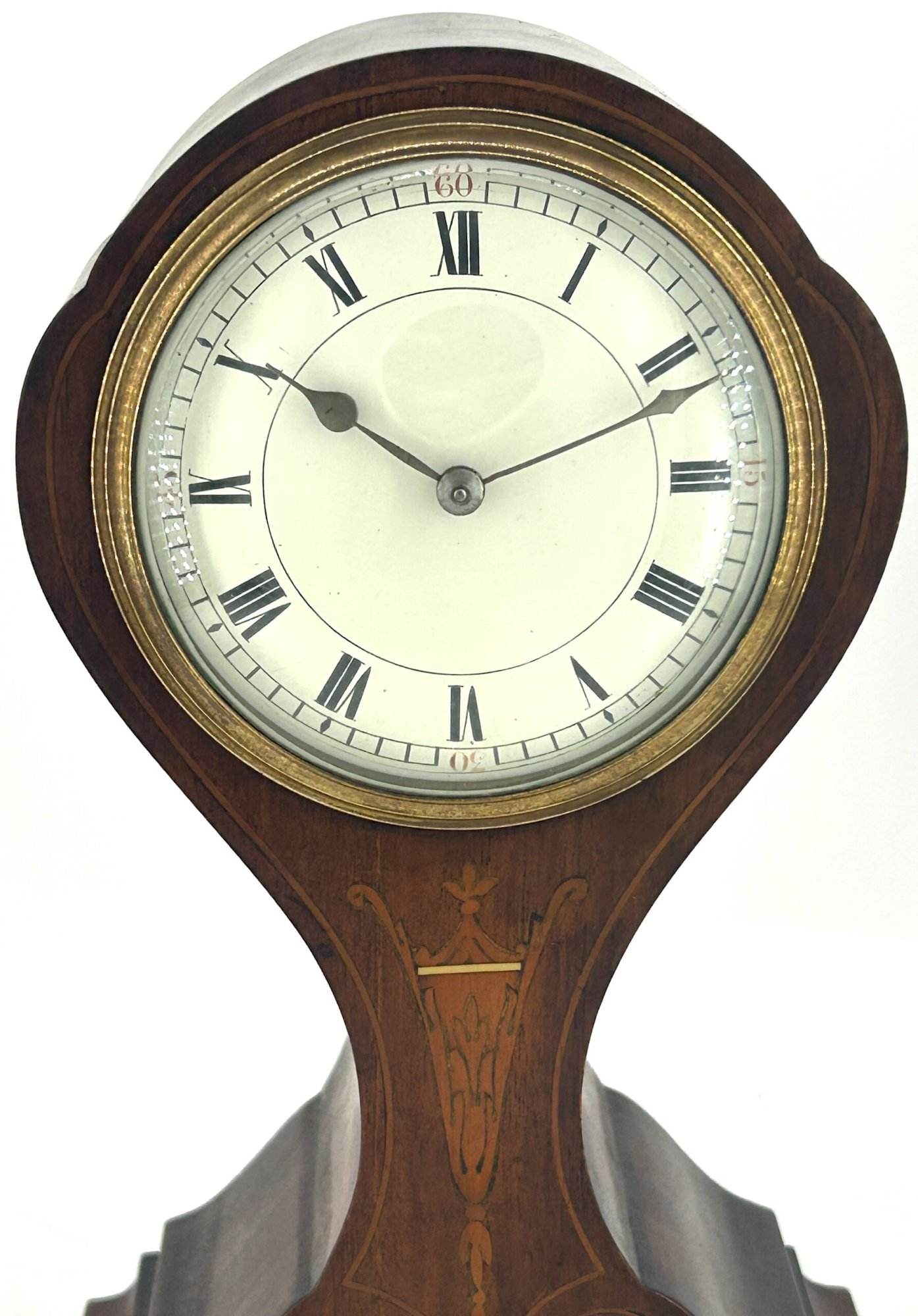Beautiful Edwardian Art Nouveau Tulip shape Mantle Clock – ca1905 - Image 4