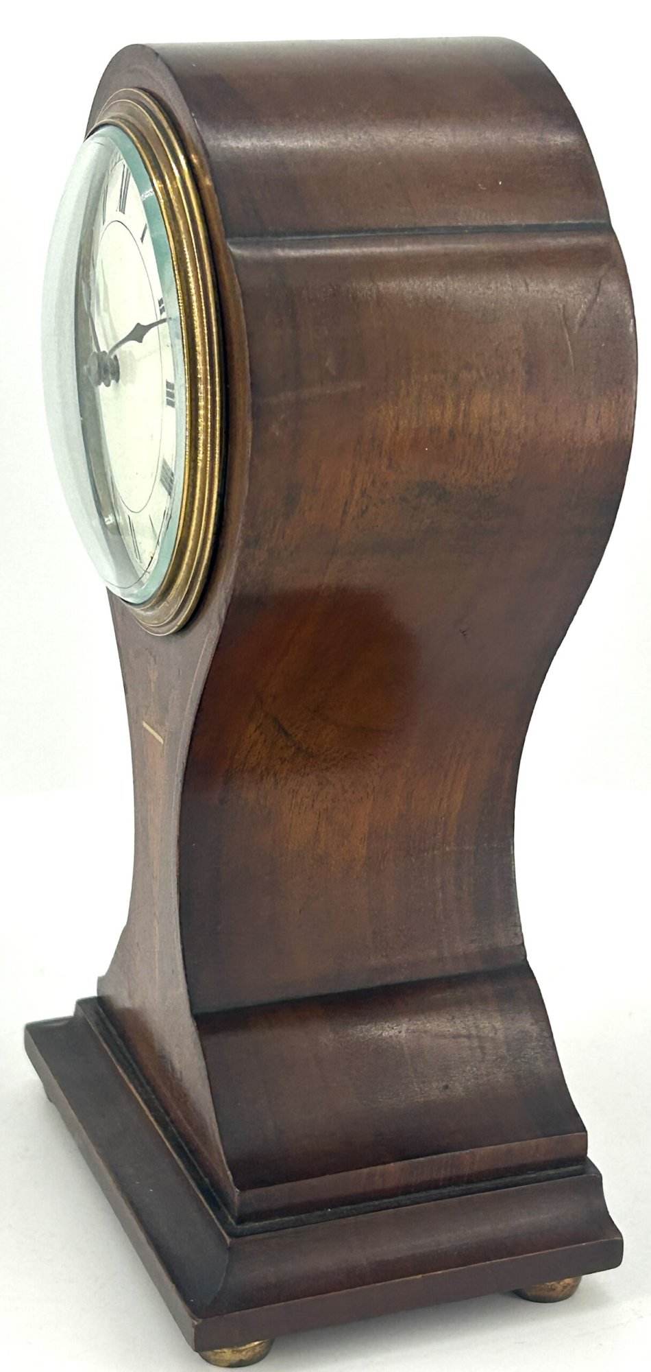 Beautiful Edwardian Art Nouveau Tulip shape Mantle Clock – ca1905 - Image 12