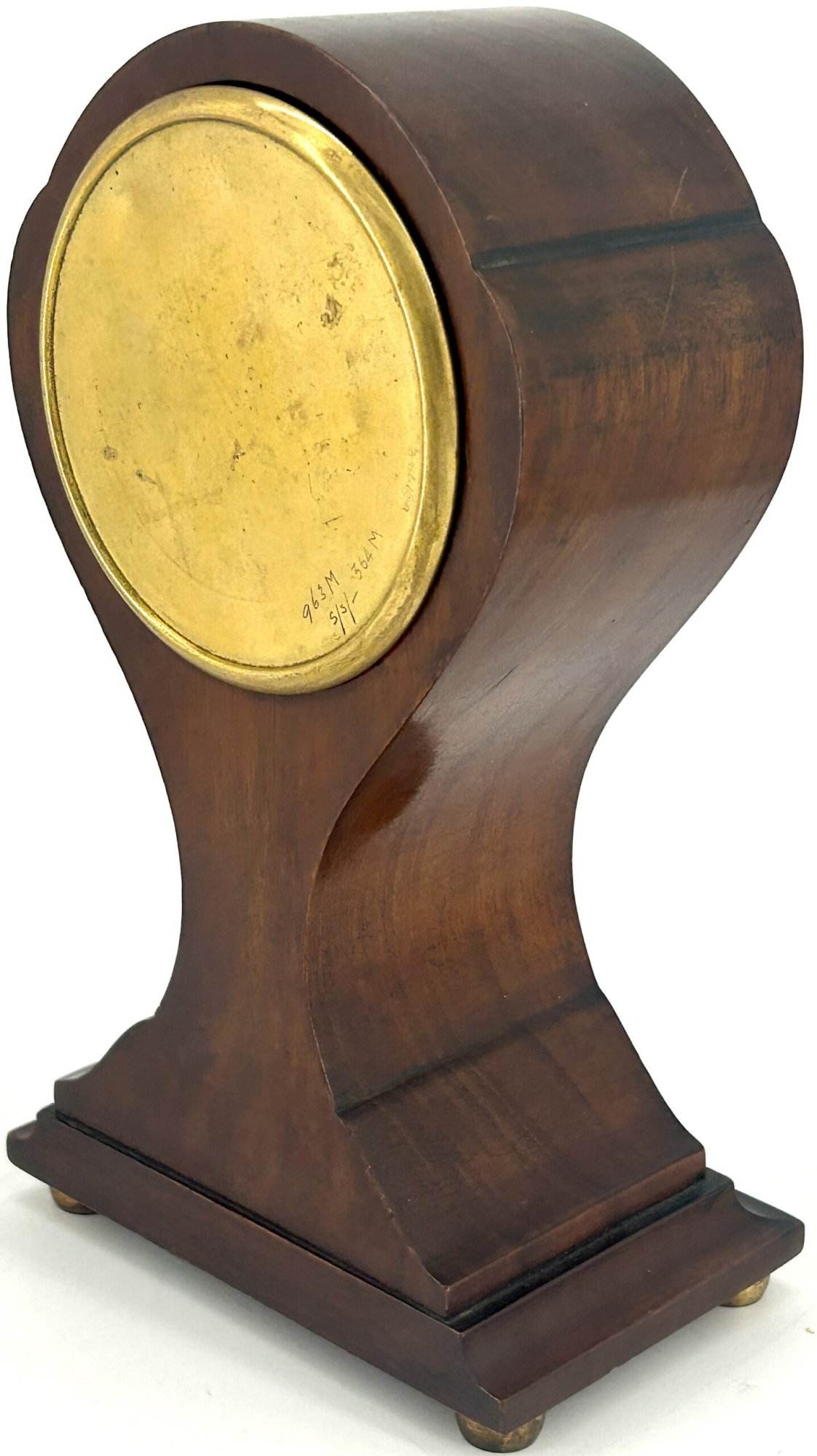 Beautiful Edwardian Art Nouveau Tulip shape Mantle Clock – ca1905 - Image 10