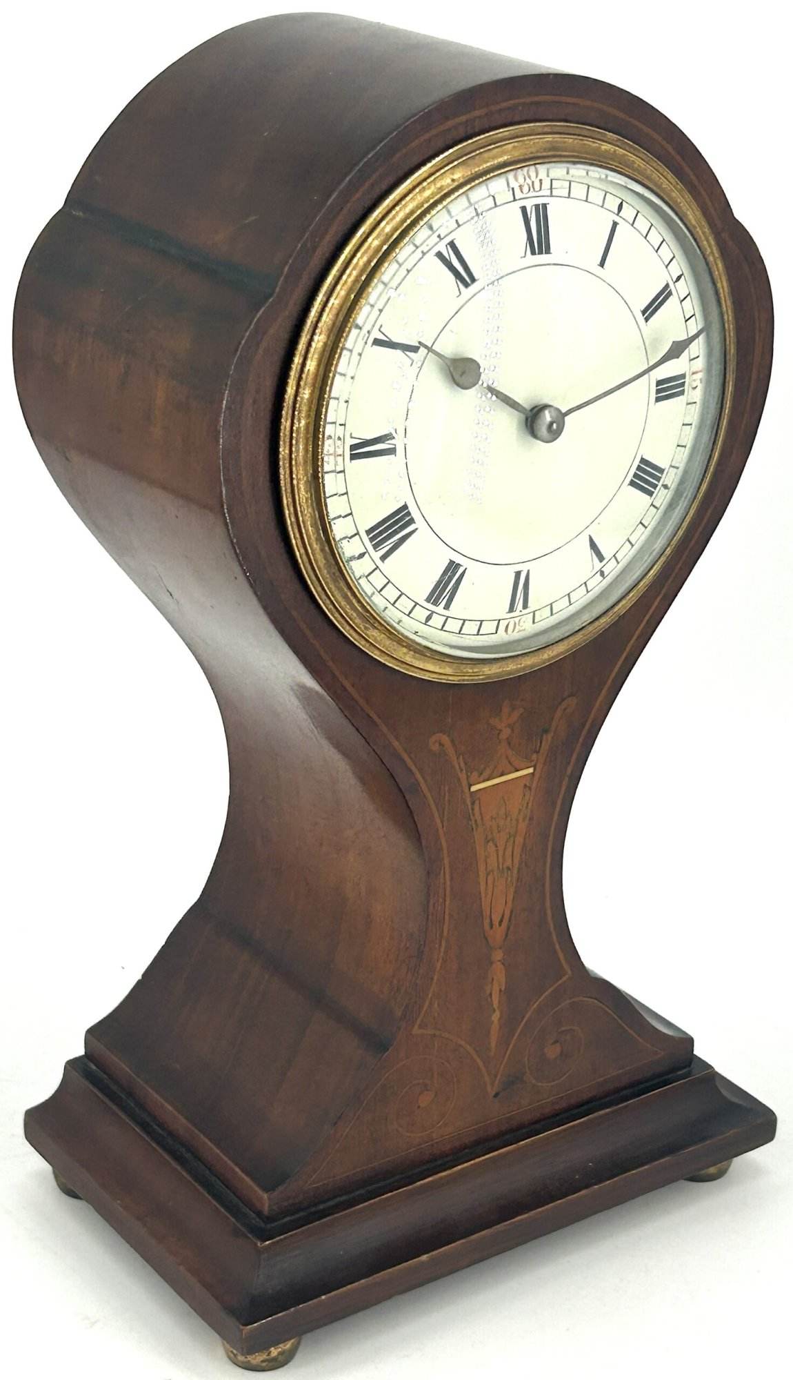 Beautiful Edwardian Art Nouveau Tulip shape Mantle Clock – ca1905 - Image 8