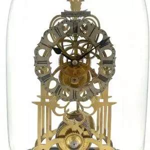Antique English fusee Skeleton Clock – ca1880