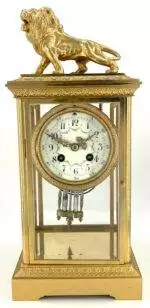 Fabulous Victorian Antique French Table Regulator Mantle Clock – ca1870