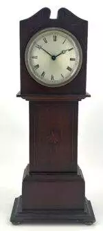 Lovely Miniature Longcase Mantel Clock – ca1900