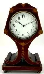 Lovely Art Nouveau Edwardian Tulip Shaped Mantle Clock - ca1900