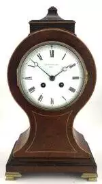 Victorian French Balloon Mantle Clock - ca1890