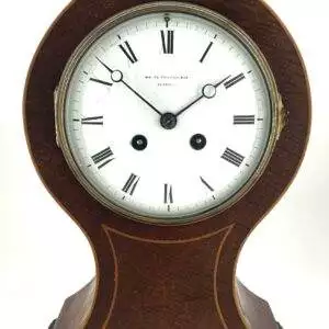 Victorian French Balloon Mantle Clock - ca1890