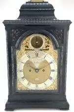 Incredible Georgian English Ebony Bracket Clock – James Smith London - ca1720