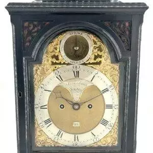 Incredible Georgian English Ebony Bracket Clock – James Smith London - ca1720