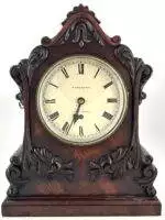 Victorian English Rosewood Single Fusee Bracket Clock - ca1860