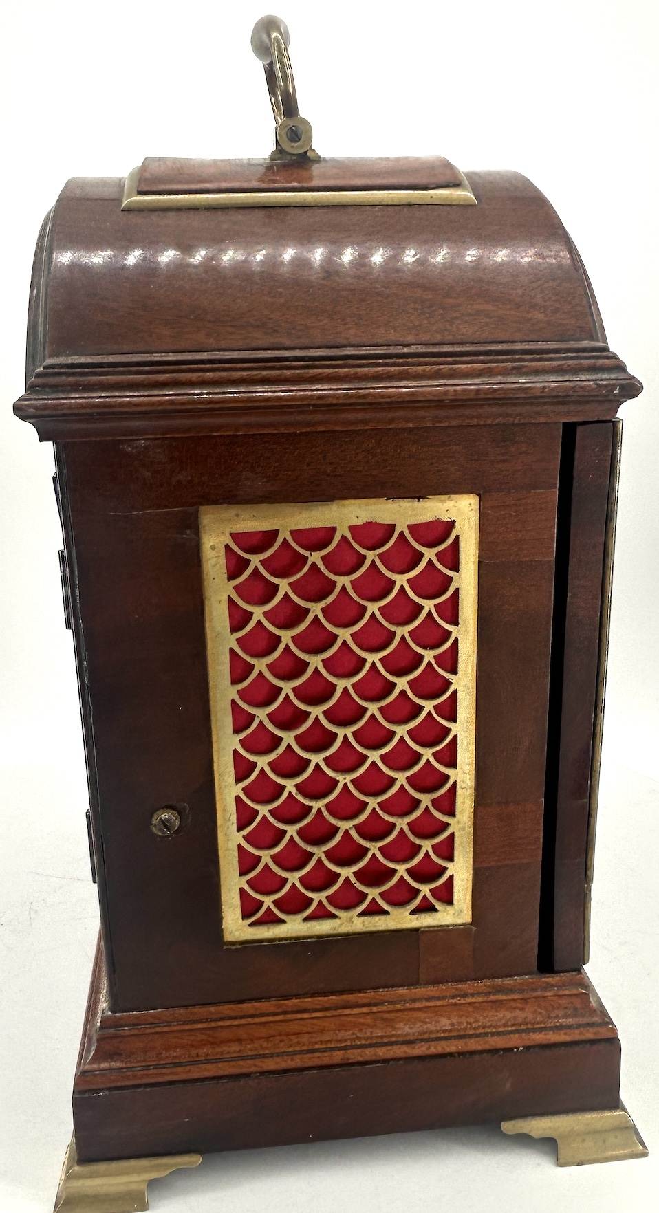 Beautiful Georgian English Mahogany case twin Fusee Verge Bracket Clock - ca1760 - Image 8