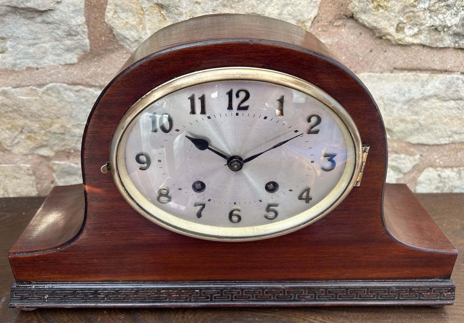 Interesting Napoleon Hat Art Deco Mantel clock – ca 1920 - Image 2