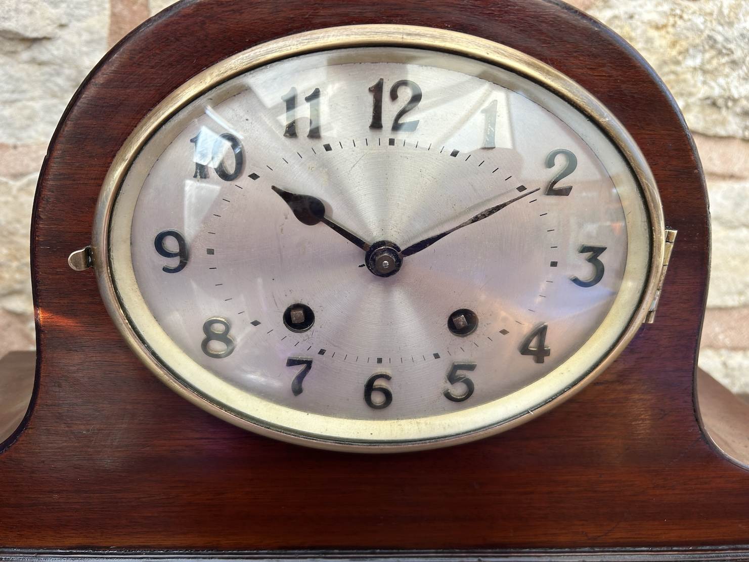 Interesting Napoleon Hat Art Deco Mantel clock – ca 1920 - Image 4