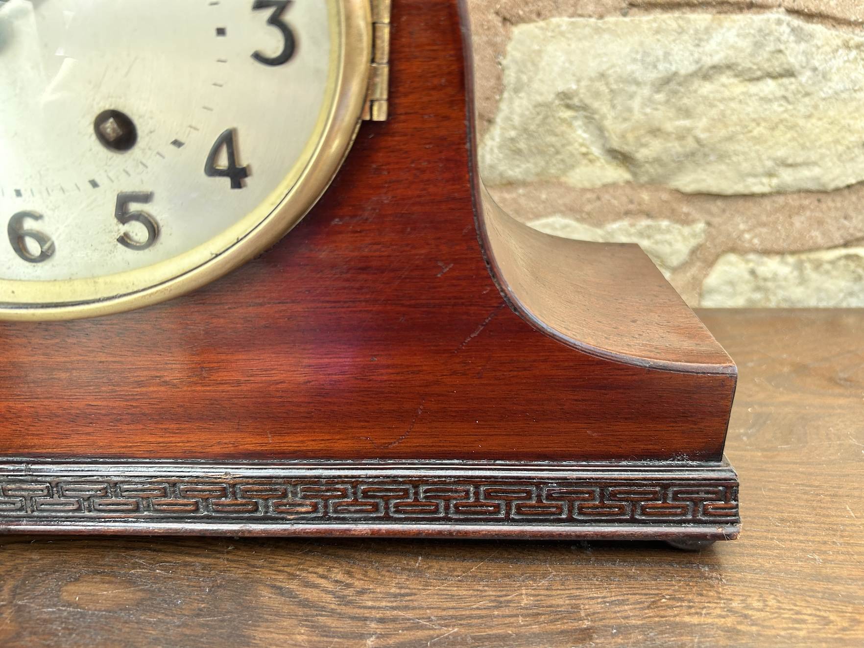 Interesting Napoleon Hat Art Deco Mantel clock – ca 1920 - Image 5