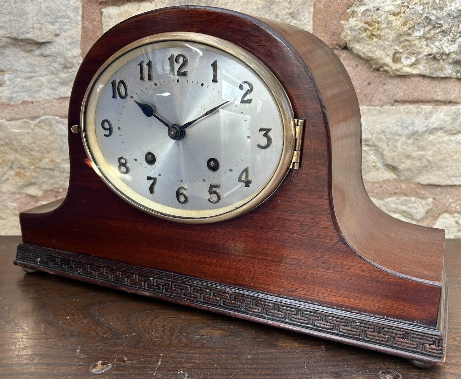 Interesting Napoleon Hat Art Deco Mantel clock – ca 1920 - Image 6