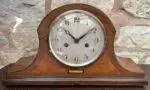 Lovely Edwardian Napoleon Hat shaped Mantel clock – ca 1905